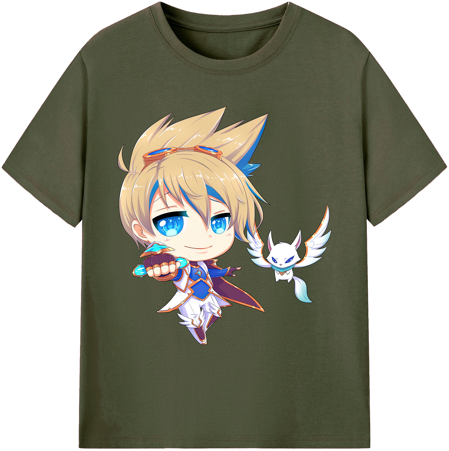 リーグ・オブ・レジェンド League of Legends LOL 綿100％ メンズ半袖Tシャツ｜肌触りやわらか＆通気性